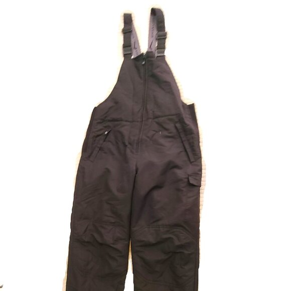 Men's Ski Snowboard Pants Bibs Polar Edge Medium Black Insulated Winter Hunting - Picture 1 of 12